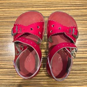 red Salt Water sandals - size 6